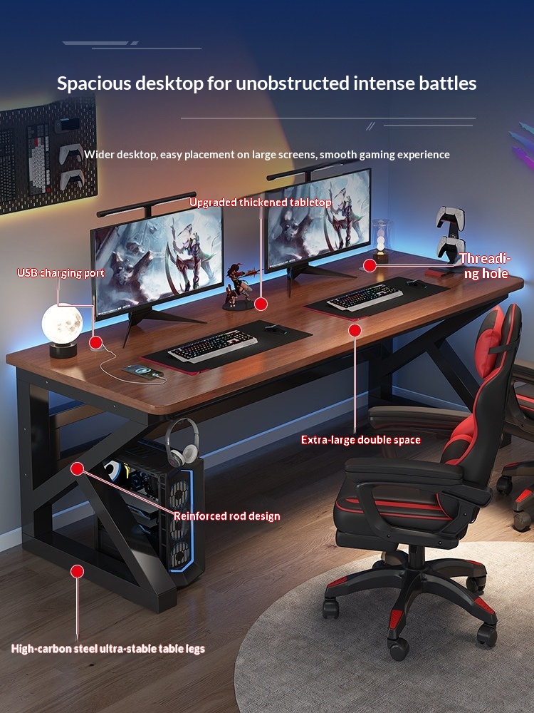 Home Office L Shaped Desk - Electric Height Adjustable Sit Stand Computer