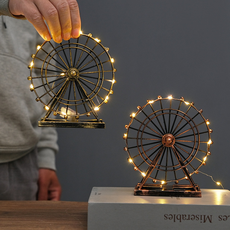 Home Office London - Glowing London Eye Ferris Wheel Nordic