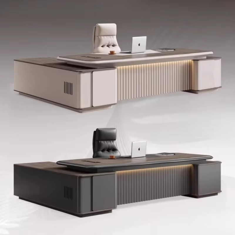 Home Office L Shaped Desk - Modern Writing Executive Desk Cheap Designer