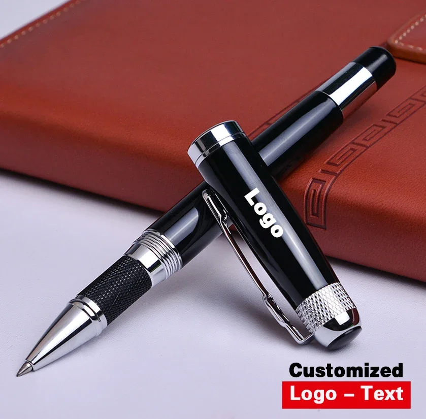 Home Office Logo - Luxury Metal Ball-point Pen Black 0.5mm