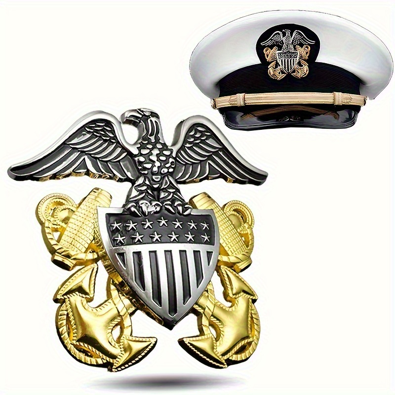 Home Office Logo - US Naval Officer Hat Badge Eagle