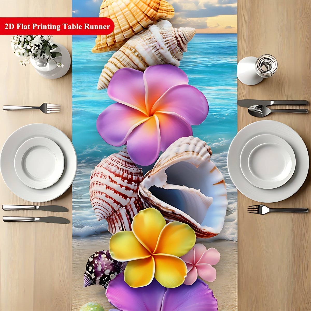 1pc Tropical Seashell Hibiscus - Home Office News review and price