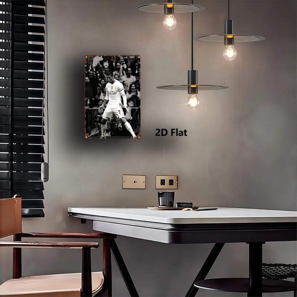 Metal logo, football player ce - Home Office Logo review and price