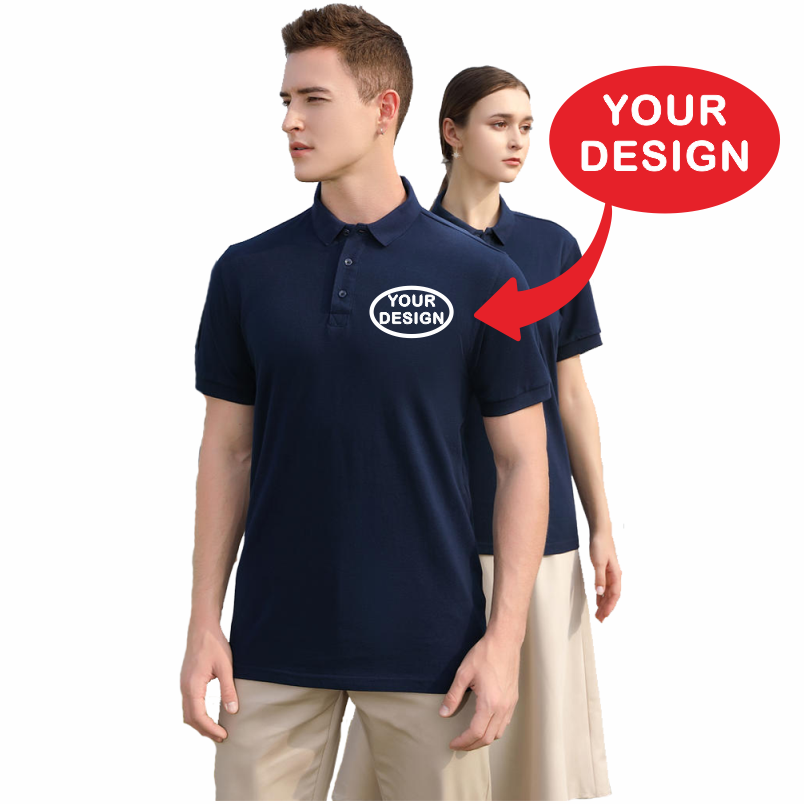 Summer Pure Cotton Polo Shirt  - Home Office Logo review and price