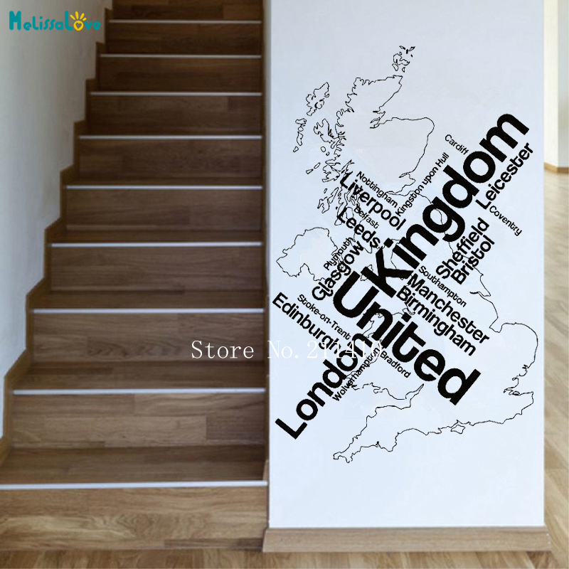 Wall Sticker Map London Unied  - Home Office London review and price