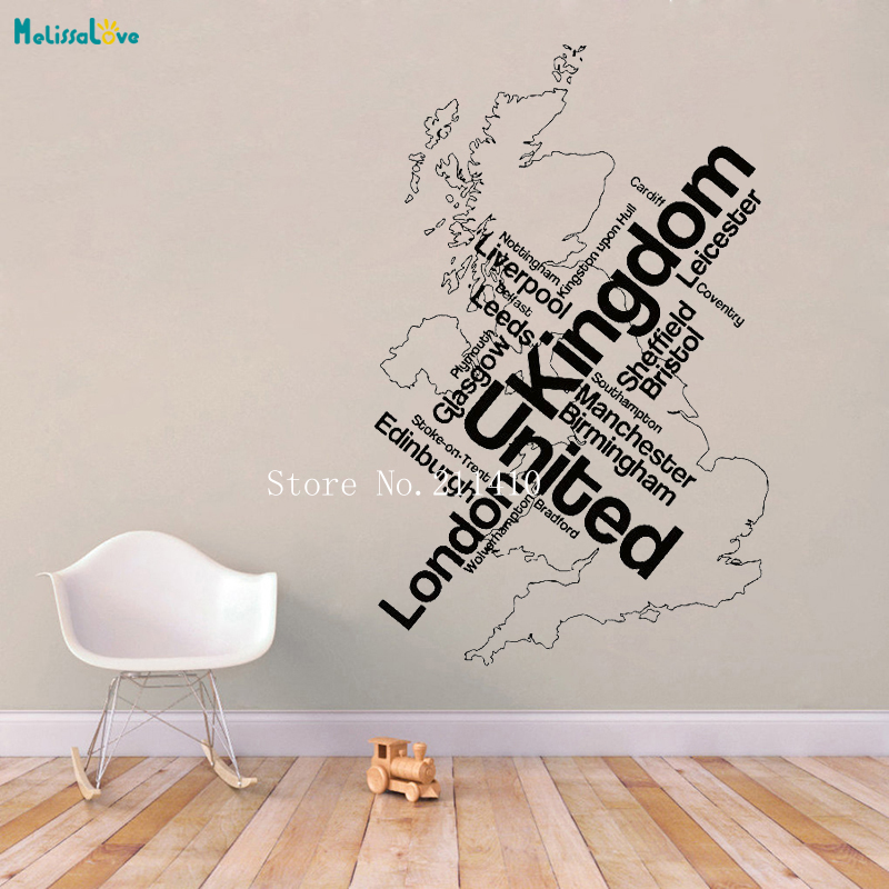 Wall Sticker Map London Unied  - Home Office London review and price