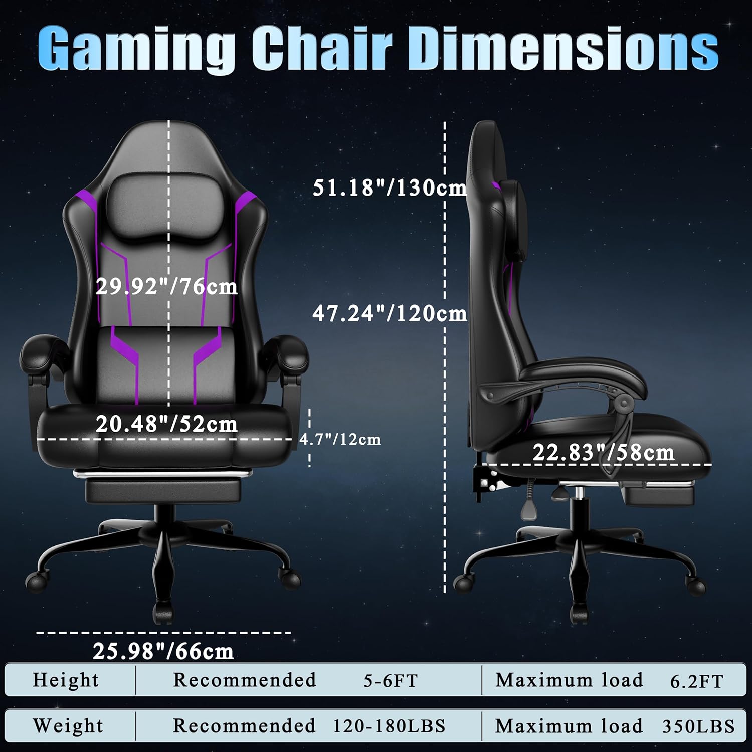 Ergonomic Gaming Chair with Po - Home Office Ergonomics review and price