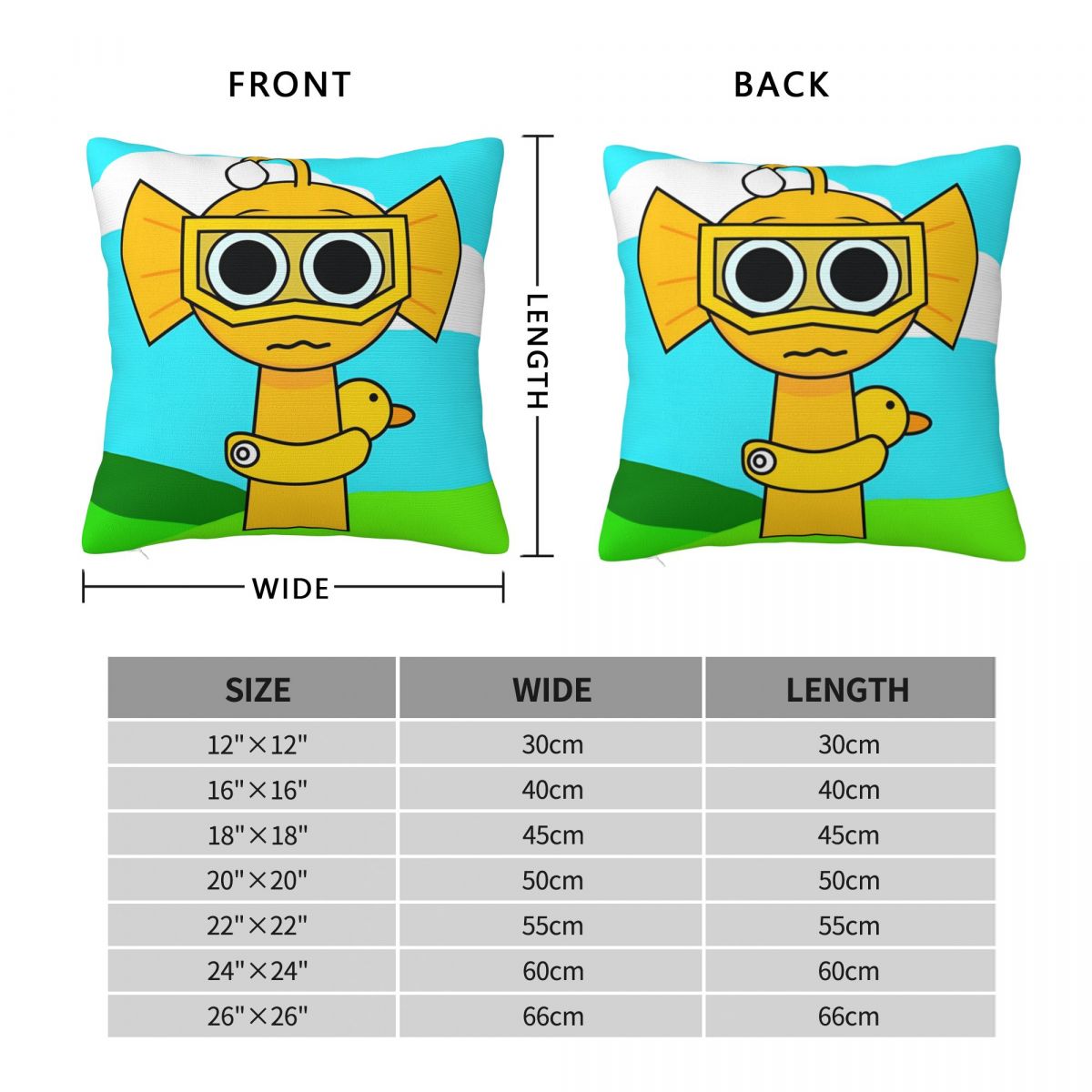 S-Sprunki Game Pillow Case 202 - Home Office News review and price