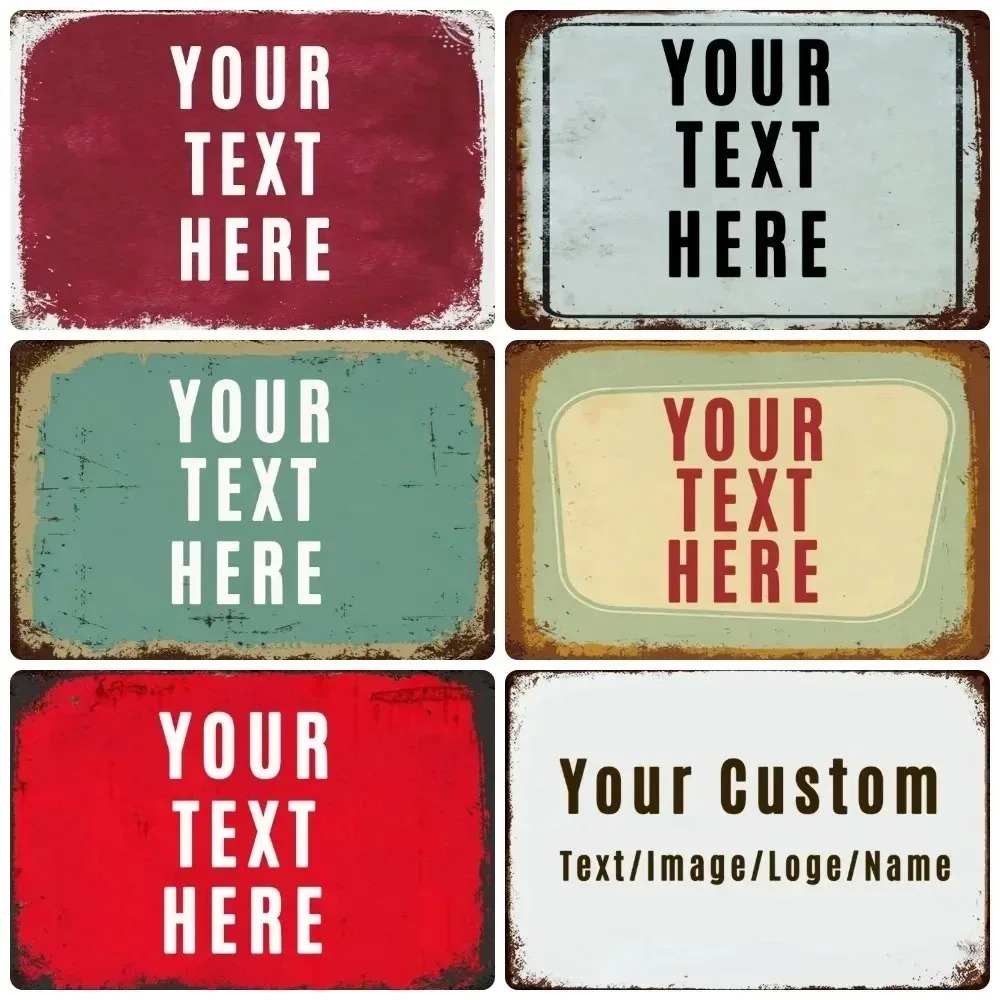 1pc Personalized Retro Aluminu - Home Office Ideas review and price