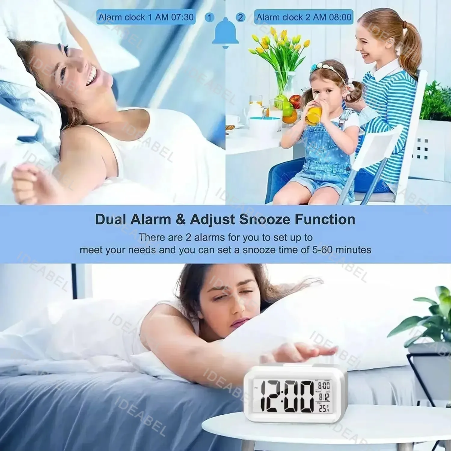 LED Digital Alarm Clock Backli - Led Desk Clock review and price