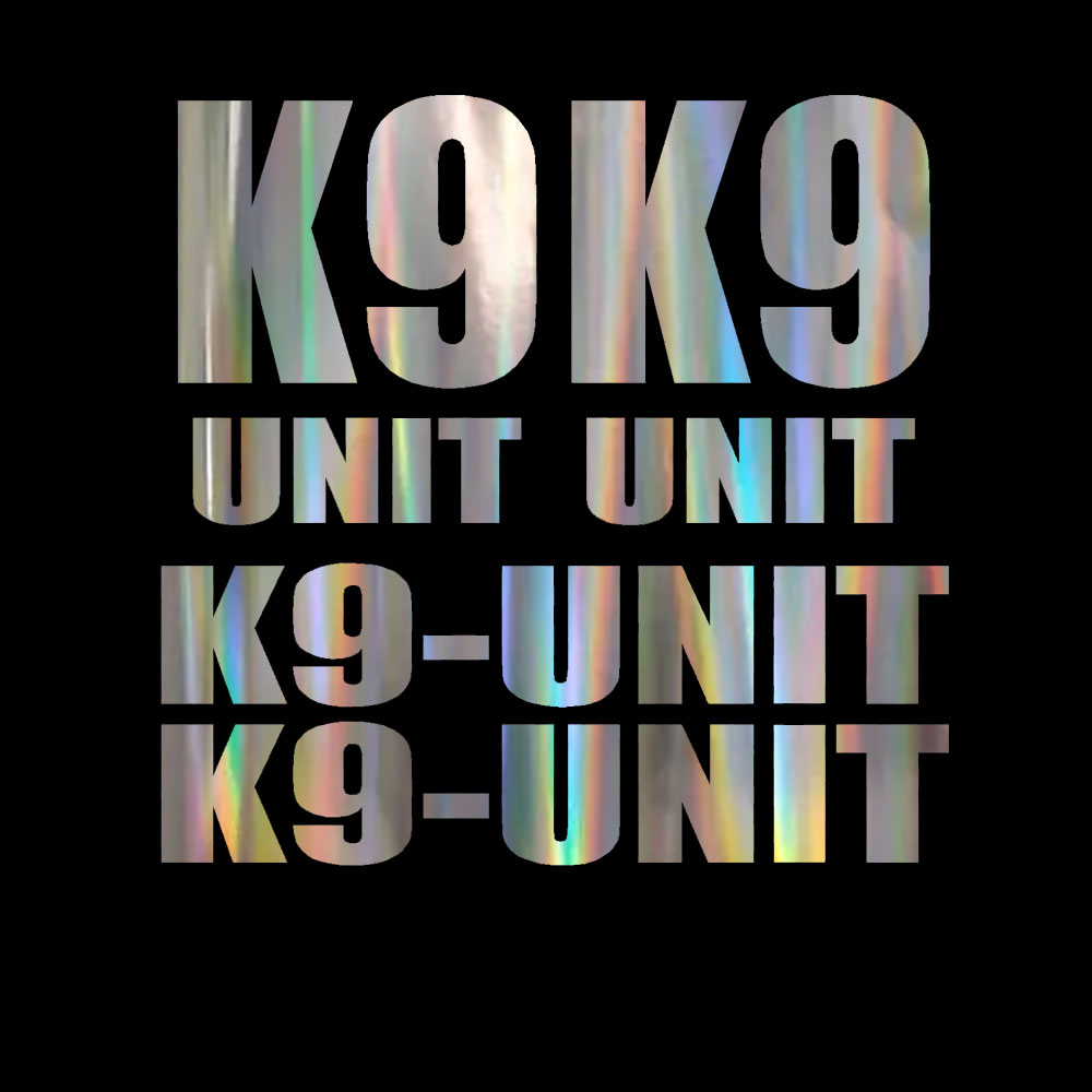 4pcs for K-9 K9 UNIT DECAL SET - Home Office Logo review and price