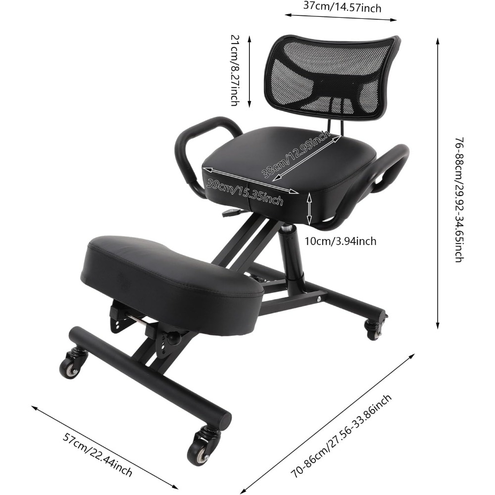 Ergonomic Kneeling Chair with  - Home Office Ergonomics review and price