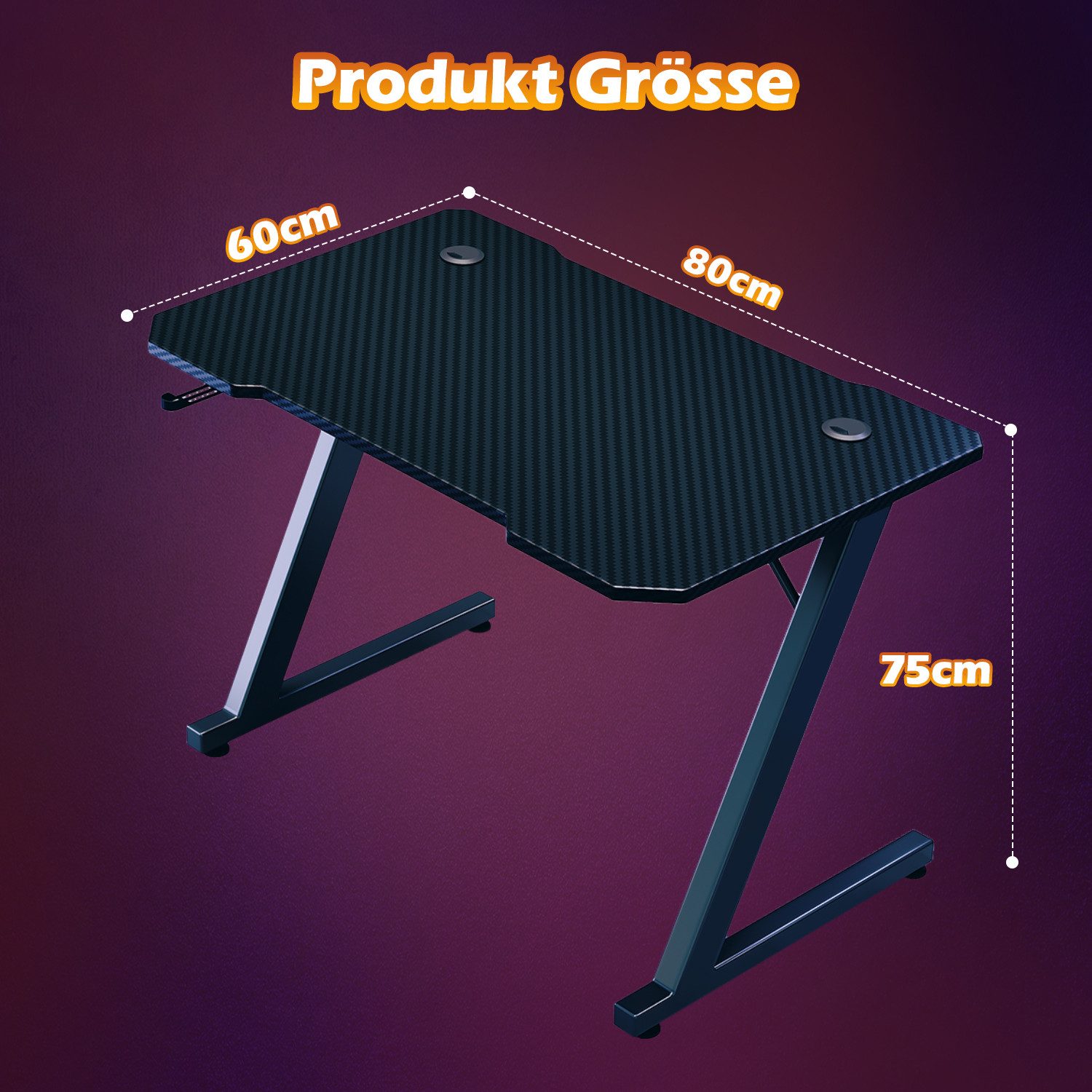 Gaming Table Z Shaped Modern W - Home Office L Shaped Desk review and price