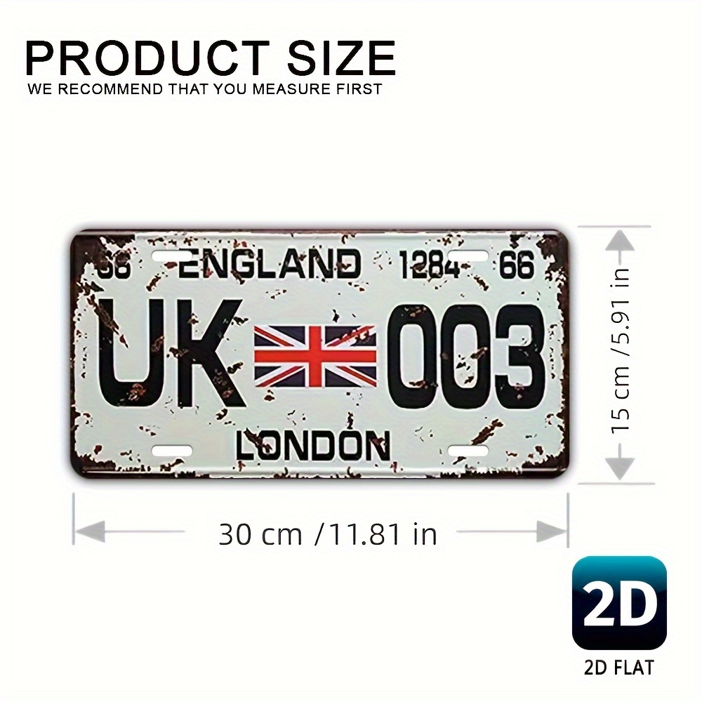 Vintage London UK License Plat - Home Office London review and price