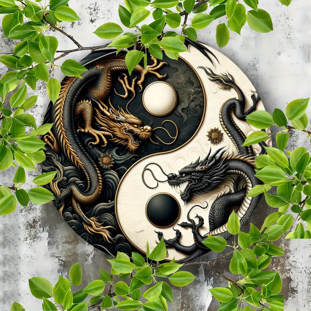 Yin-Yang Chinese Dragon Metal  - Home Office Ideas review and price