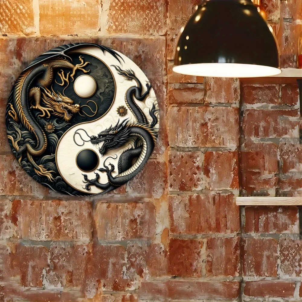 Yin-Yang Chinese Dragon Metal  - Home Office Ideas review and price