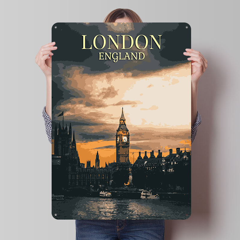 Vintage London Tinplate Poster - Home Office London review and price