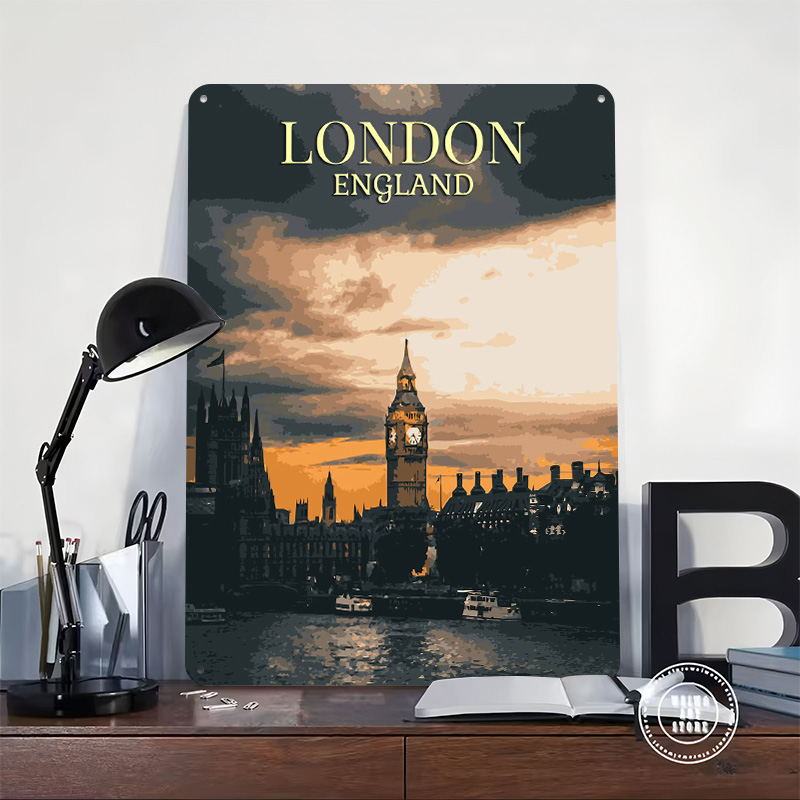 Vintage London Tinplate Poster - Home Office London review and price