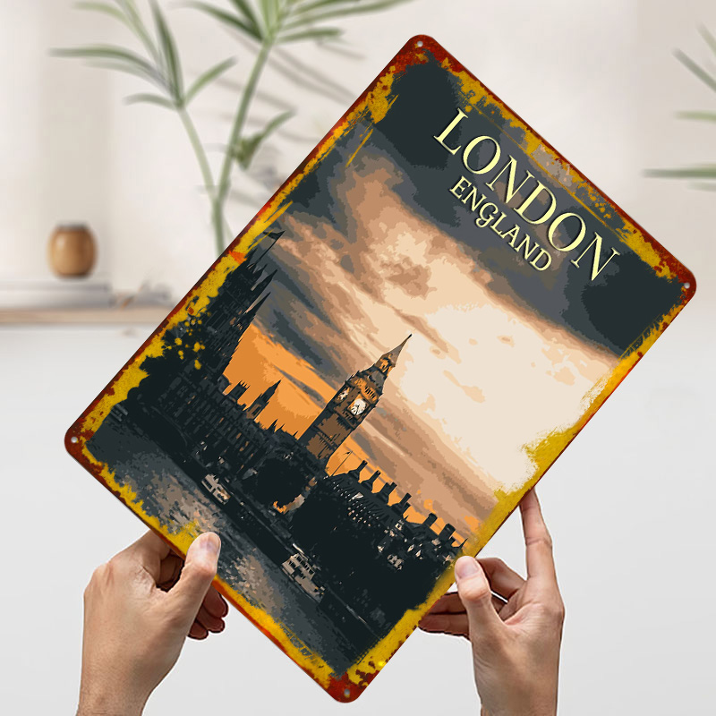 Vintage London Tinplate Poster - Home Office London review and price