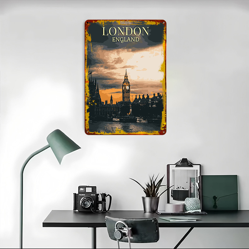 Vintage London Tinplate Poster - Home Office London review and price