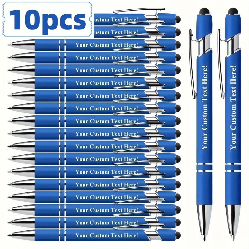 10 pcs Bulk Custom Pens Person - Home Office Logo review and price