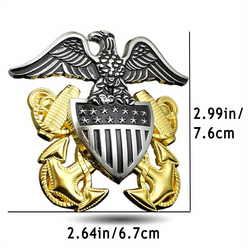 US Naval Officer Hat Badge Eag - Home Office Logo review and price