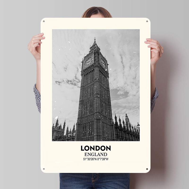 London Big Ben Printed Poster  - Home Office London review and price