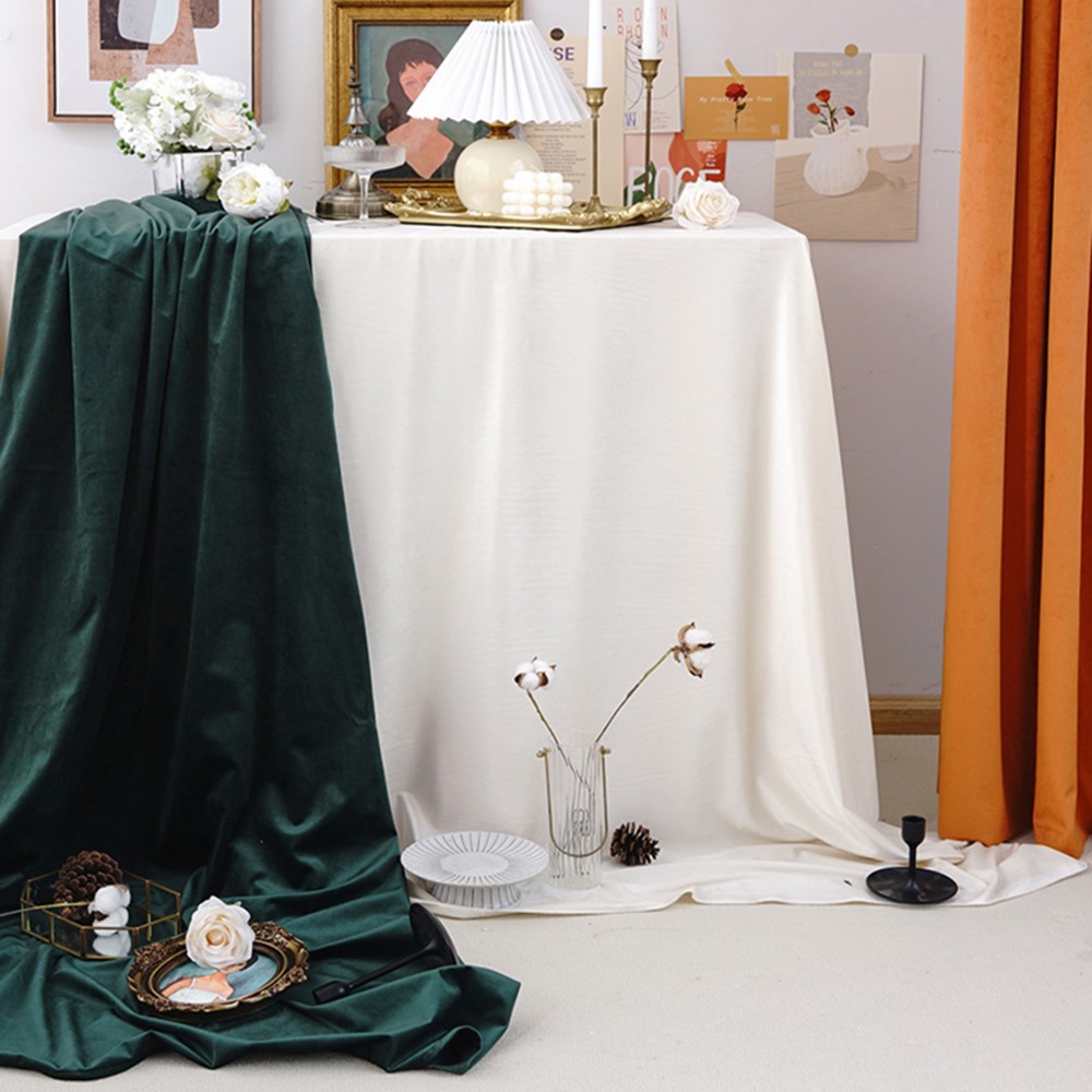Green Velvet Table Runner Soft - Home Office News review and price