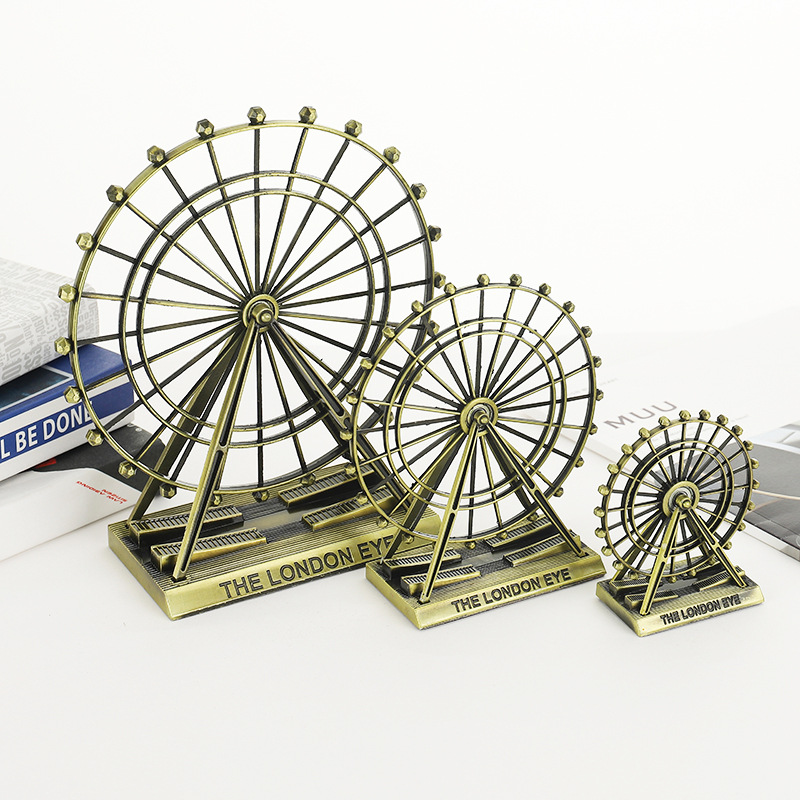 Retro Zinc Alloy Ferris Wheel  - Home Office London review and price