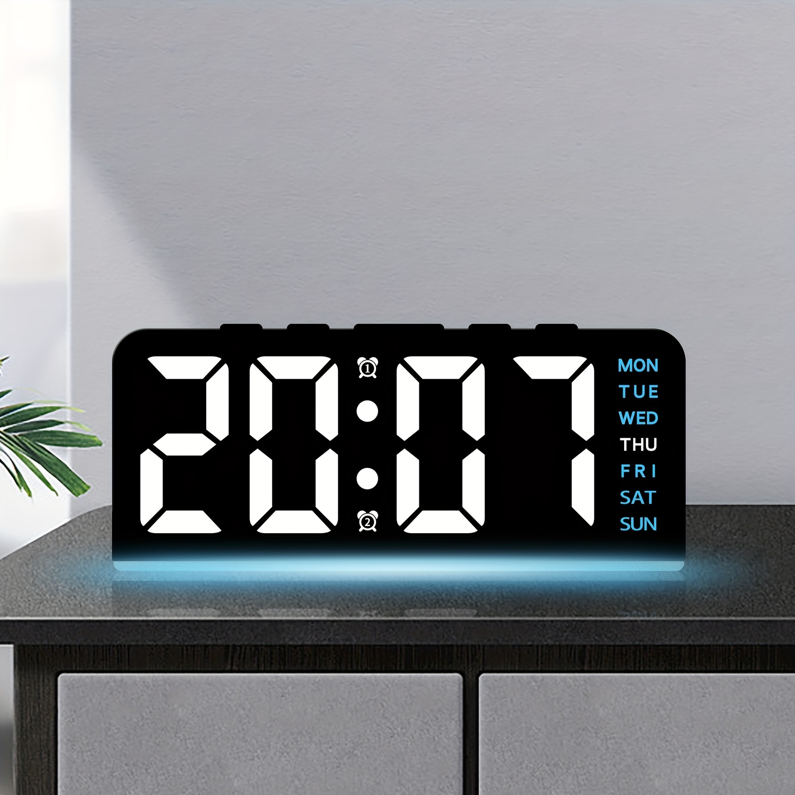 1 PCS Digital LED Alarm Clock  - Led Desk Clock review and price