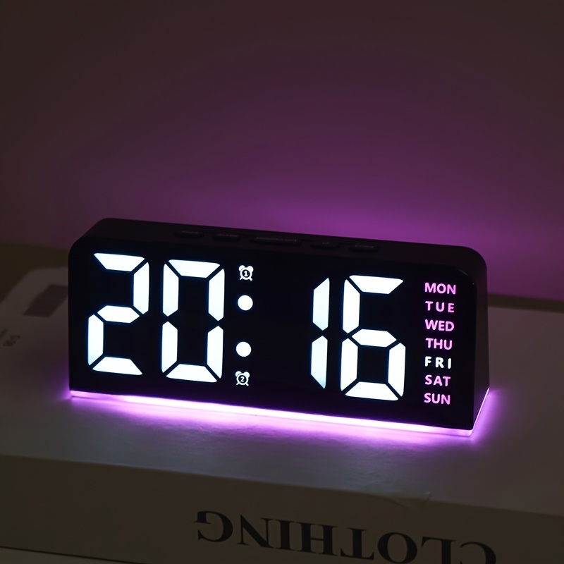 1 PCS Digital LED Alarm Clock  - Led Desk Clock review and price